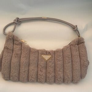 Prada VIP GWP FAUX FUR BAG